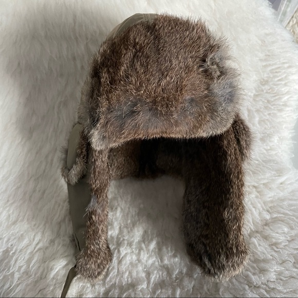 Wigens Rabbit Fur Aviator Hat - Picture 3 of 11